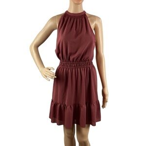 Aritzia Wilfred Effet Mini Dress Size S Apple Butter